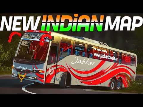 New INDIAN MAP For Ets2 | Volvo 9400 Jabbar Travels | CT India Map