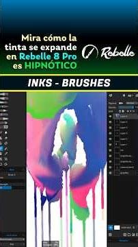 Watch how the ink spreads in Rebelle 8 Pro; it's HYPNOTIC ✍️✨