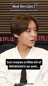 "Weak Hero Class 2" squad interview complication: Park Ji Hoon (Yeon Si Eun), Ryeo Un (Park Hu Min / Baku), Choi Min Young (Seo Jun Tae), and Lee Min Jae (Go Hyun Tak) Netflix Q&A interview during our roundtable interview with the cast. 🔥💖✨️🖊🏫 All 8 episodes are now streaming on Netflix. 🎥 courtesy and special thanks to: Netflix #WeakHeroClass2 #ParkJiHoon #RyeoUn #ChoiMinYoung #LeeMinJae #WeakHeroClass1 #WeakHeroClass2Ep1 #WeakHeroClass2Ep8 | Gia Allana