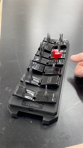 The new 12-piece CNC bit set from Freud Tools is such a great collection. Using the surfacing bit here to resurface my spoil board which was way overdue. Loving this new style of bit holders in the case and how easy they are to remove too #FreudAmbassador #FreudTools #FreudNation | John Builds It