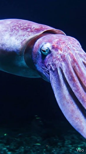 close up view of a giant squid 🦑 #fyp #sea #foryou