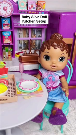 Baby Alive Doll Kitchen Setup #babyalive #dolls #doll
