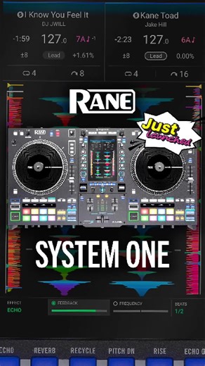 Meet the RANE SYSTEM ONE, the world’s first all-in-one standalone DJ system with motorized platters, Engine DJ onboard, Stems performance, pro FX, and signature RANE sound. • • • #RANE #RANESYSTEMONE #DJ #StandaloneDJ #MotorizedPlatters