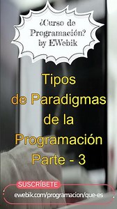 ⚡ Tipos de Paradigmas de Programación Parte 3 | Curso Básico de Programación en Español 2023