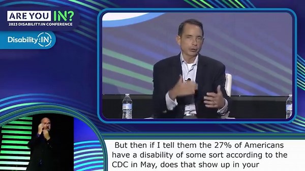 4 comments | Before a collective audience of 4,500 disability leaders – Voya’s Paul Gennaro recently had the opportunity to discuss the need for more accurate, affirming and authentic representation of #PeopleWithDisabilities in #brand, #communications, #marketing and #advertising with fellow Disability:IN board member Apoorva Gandhi. | Voya | Facebook