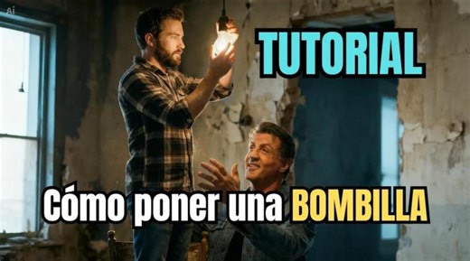 TUTORIAL – Cómo poner una BOMBILLA 💡🔧 (parodia de Rocky) | Óscar Gavilán