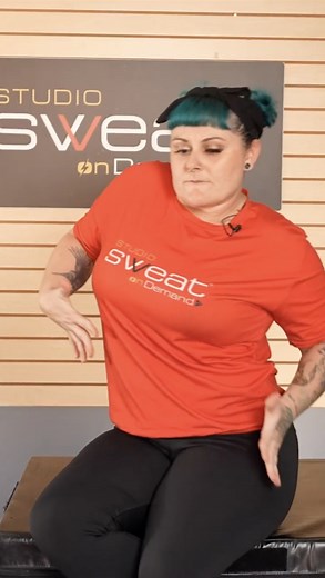 Just here to remind you: fitness can be fun! 😄 Don’t forget to sweat and smile today. You’re doing amazing. 💪✨ | Studio SWEAT onDemand