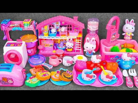 121 Minutes Satisfying with Unboxing Adorable Rabbit Kitchen Cooking Set Video | Review Toys ASMR