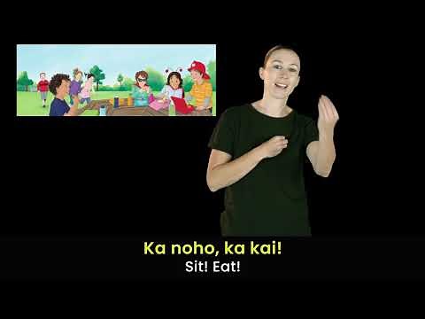 Te Reo Singalong book Whai Mai! NZSL te reo Maōri English