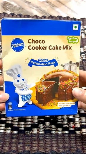 Simple cooker cake at home ft. Pillsbury Choco Cooker Cake mix | must try #trending #viral #shorts