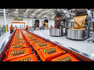 How Reese's Peanut Butter Cups Are Made In Factory