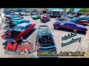 Classic Cars Maple Motors Inventory 5/18/26 Official LOT WALK Prices Engines Specs HOTRODS FOR SALE