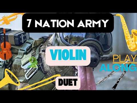 7 Nation Army : Easy 🎯 Violin Duet
