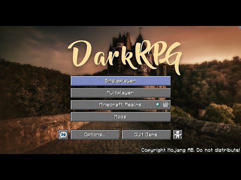 DarkRPG - A Minecraft RPG Mods Modpack - by GamerPotion (Minecraft Java 1.17.1) (with Classes)