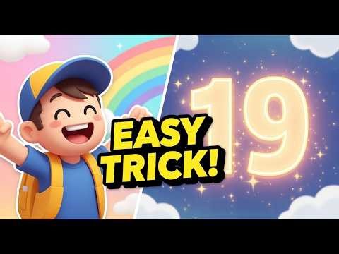 Multiplication Table of 19 | Easy Way to Learn Math for Preschoolers
