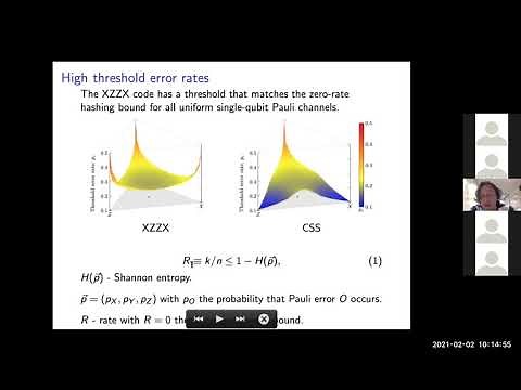 QIP2021 | The XZZX surface code (Benjamin Brown)