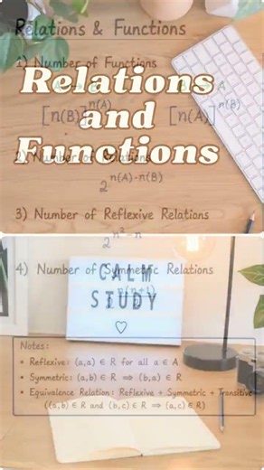you should know this 💯!|◇quick and easy ○relations and functions |grade 12|math