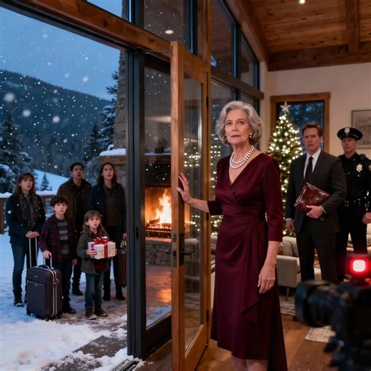 MY FAMILY SKIPPED MY CHRISTMAS FOR FIVE YEARS. I BOUGHT A MANSION, AND THEY SHOWED UP WITH A SPARE KEY AND A DOCTOR. The fifth year of silence was the worst. No call, no text. Just a picture on social media of everyone opening gifts, my grandchild wearing a sweater I’d mailed a month before. I was 62, a widow, and officially a ghost. So I took my husband’s life insurance money and did the one thing they never thought I would. I bought a house. Not just a house, a huge stone and glass place up in