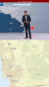 Residentes de varias zonas del condado de Los Ángeles reportaron temblores tras un terremoto de magnitud 5.2 en el condado de San Diego la mañana del lunes.⁠ ⁠ El sismo se reportó inicialmente con una magnitud de 6.0, pero posteriormente se degradó.⁠ ⁠ Se reportaron temblores en zonas como Grand Terrace, la península de Palos Verdes, Downey, Cypress, San Pedro, Long Beach, Seal Beach, Pasadena, Corona en el condado de Riverside y otras áreas. | Telemundo 52 Los Angeles