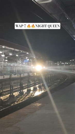 🔥🔥🔥WAP 7#singma#nightqueen#shorts #shortsfeed #chalo #indianrailways#locopilot#travel#viral #railway