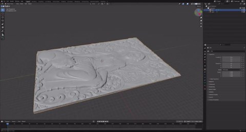 Goddess Chariot STL | Mythical Woman Relief for CNC | Fantasy Wall Art STL | Ornate 3D Wood Carving | Aspire & Carveco File - Etsy