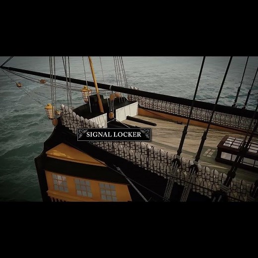 On the Poop deck of HMS Victory