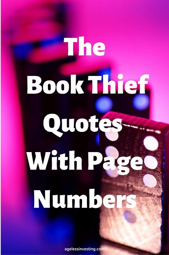 66 The Book Thief Quotes With Page Numbers