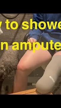 How to shower as an amputee