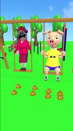 Piggy's Playground Poop Surprise!