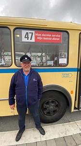 116K views · 7.2K reactions | Après 34 ans au volant des bus de la STIB, Charly a effectué son tout dernier trajet. Un moment chargé d’émotion, entouré de collègues venus l’applaudir et lui rendre hommage ❤️ Pour marquer le coup, nous avons ressorti le même bus que lors de son tout premier jour, il y a 34 ans. Merci Charly, et bonne route pour cette nouvelle étape  | STIB | Facebook