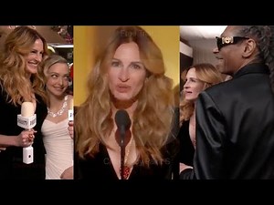 Julia Roberts' Run-Ins, Shoutouts, Ovation At 2026 Globes