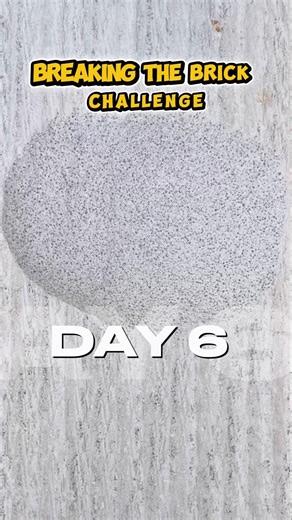 Day 6 | Breaking the brick Challenge 🥄🧱 #shorts