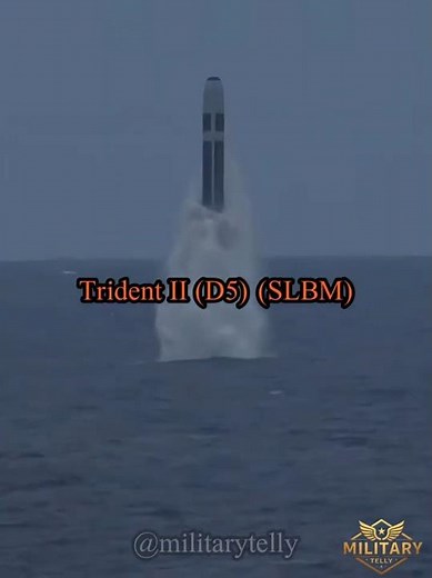Test fire of trident ii (d5) 🇺🇸☠️🇬🇧 #trident #d5 #missile #firing