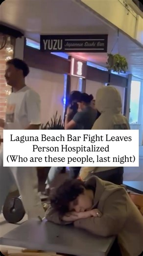 Dont Visit Laguna Beach | 🚨WHO ARE THESE PEOPLE?🚨 - Fight Night in Laguna Beach leaves the one individual wearing white hospitalized. For allegedly trying to stick... | Instagram