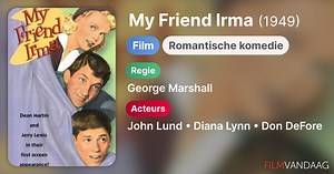 My Friend Irma (1949)