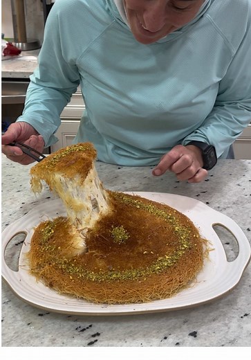 Delicious Kunafa Recipe with Arabic Cheese