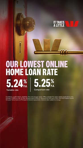 We've got a new low variable online home loan rate you won't want to miss. | Westpac