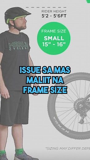 34K views · 569 reactions | Issue sa Maliit na Bike Frame Size | UnliAhon | Facebook