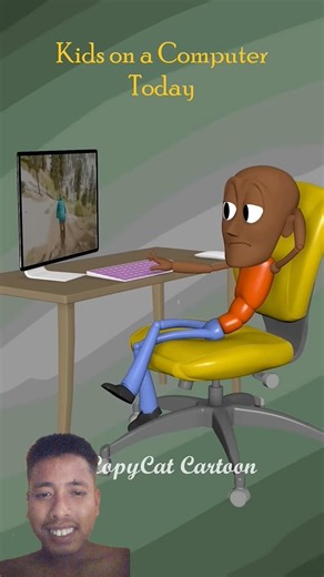 Kids on a computer today Vs me as a kid (4kmemes) #shorts #anime