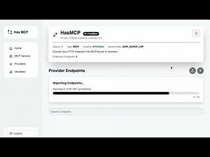 [20251112] HasMCP - Converts OpenAPI spec into MCP in 30 seconds