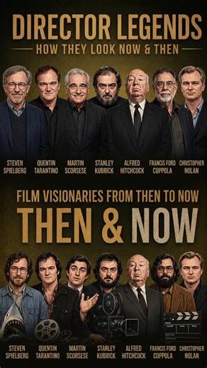 How the World's Greatest Directors Evolved Through Time 🎬🔥 #doepicnow #shorts #thenandnow #aivideo