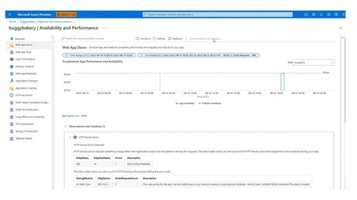 Rapidly troubleshoot cloud web apps with built-in App Service diagnostics | Microsoft Community Hub