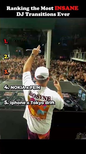 Ranking the Most INSANE DJ Transitions Ever 🎧🔥