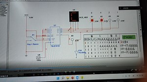 74LS161功能测试(计数器仿真演示)(自用)