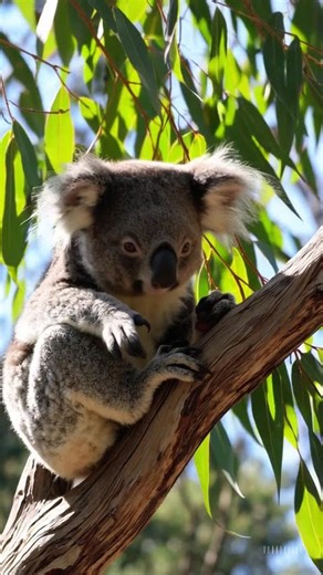 Sleepy Koala Yawning 🐨💤 | Cutest Relaxing Animal Short