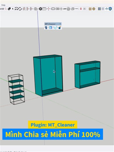 PLUGIN LÀM NHẸ FILE HOÀN TOÀN MIỄN PHÍ CHO MỌI NGƯỜI.#SKETCHUP #ZSU #CNC #ASPIRE #PLUGIN
