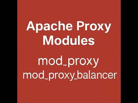 Apache Proxy Modules - Explained - mod_proxy & mod_proxy_balancer #jboss #webserver #apache
