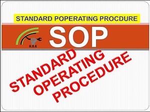 SOP, What is SOP 'standard operating procedure' how to make SOP format in excel sheet