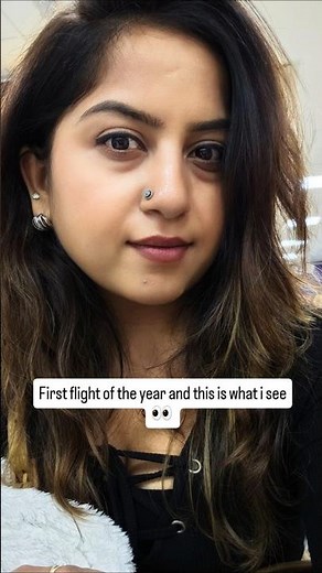 Mount Everest view from the sky// first flight of the year and I see this// #travel #trending #viral