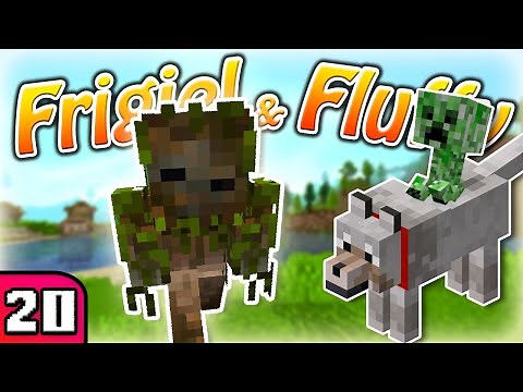 FRIGIEL & FLUFFY : Premier donjon | Minecraft - S7 Ep.20